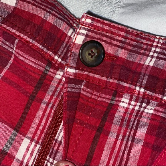 St John’s Bay Red & White Plaid Skort. Stretch. 16W. NWT - Picture 5 of 7